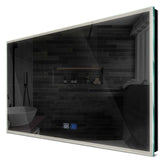 Specchio LED Rettangolare | Pulsanti touch | Funzione anti-appannamento | Luce bianca neutra - Reyze Serie Edge Modello 1